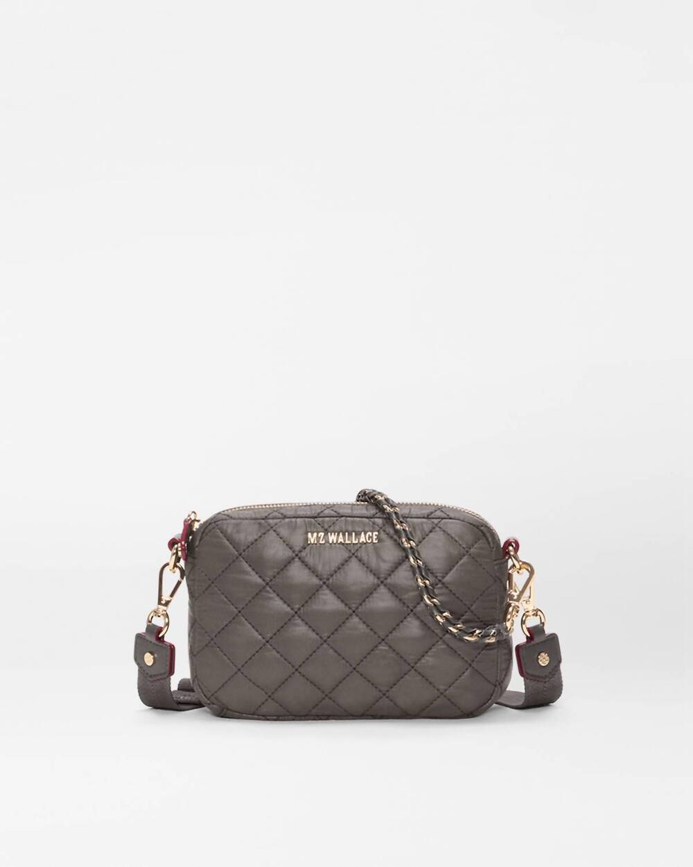 NEW MZ WALLACE mini crosby crossbody bag in magnet